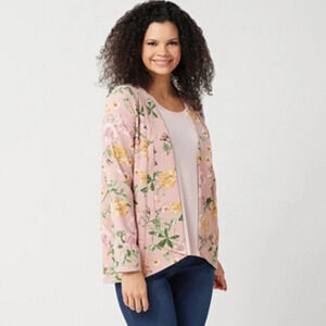 Du Jour | Floral Open Front Blazer Cardi